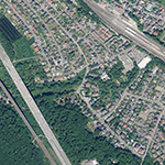 Die Lage von Pulvermühle im Orthofoto