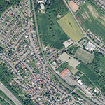 Die Lage von Pfaffenmühle im Orthofoto