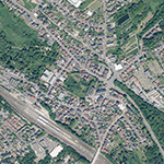 Die Lage von Neumühle im Orthofoto