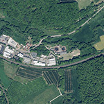Die Lage von Guldenmühle im Orthofoto