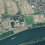 Die Lage von Reichartshausen im Orthofoto