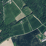 Die Lage von Sticherfeld im Orthofoto