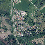 Die Lage von Platte im Orthofoto