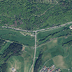 Die Lage von Hähnchesmühle im Orthofoto