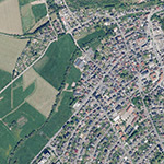 Die Lage von Neumühle im Orthofoto