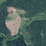 Die Lage von Dodenbach im Orthofoto