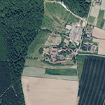 Die Lage von Engelthal im Orthofoto