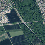 Die Lage von Flugplatz im Orthofoto