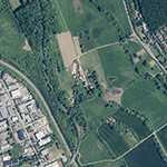 Die Lage von Löwenthal im Orthofoto