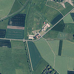 Die Lage von Bingenheimer Mühle im Orthofoto