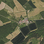 Die Lage von Schönhausen im Orthofoto