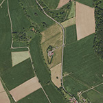 Die Lage von Grundmühle im Orthofoto
