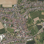 Die Lage von Glauburg im Orthofoto