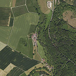 Die Lage von Igelhäuser Mühle im Orthofoto