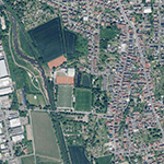Die Lage von Schudt Mühle im Orthofoto