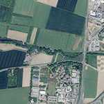 Die Lage von Neumühle im Orthofoto