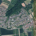 Die Lage von Steinchen im Orthofoto