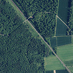Die Lage von Gambacher Wald im Orthofoto