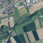 Die Lage von Gambacher Mühle im Orthofoto