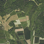 Die Lage von Udenhausen im Orthofoto