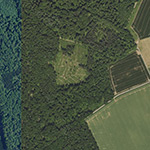 Die Lage von Frankenhausen im Orthofoto