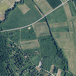 Die Lage von Eizebach im Orthofoto