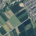 Die Lage von Hüftersheim im Orthofoto