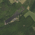 Die Lage von Hillersbach im Orthofoto
