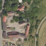 Die Lage von Konradsdorf, Prämonstratenserchorfrauenstift im Orthofoto Die Lage von Konradsdorf, Prämonstratenserchorfrauenstift im Orthofoto