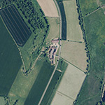 Die Lage von Dauernheimer Hof im Orthofoto