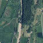 Die Lage von Fleischmühle im Orthofoto