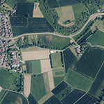 Die Lage von Tannenhof im Orthofoto