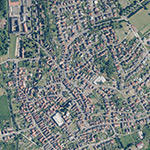 Die Lage von Rockenberg im Orthofoto