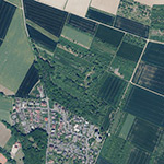 Die Lage von Stürzelheim im Orthofoto