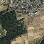 Die Lage von Eulersgrund im Orthofoto