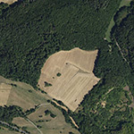 Die Lage von Eberstein im Orthofoto