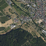 Die Lage von Launscheid im Orthofoto
