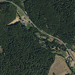 Die Lage von Strohmühle im Orthofoto
