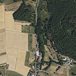 Die Lage von Krebsmühle im Orthofoto