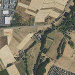 Die Lage von Sorger (Mittel-) Mühle im Orthofoto