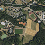 Die Lage von Sportschule im Orthofoto