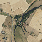 Die Lage von Oberndorf im Orthofoto