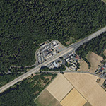Die Lage von Raststätte Reinhardshain im Orthofoto
