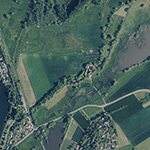 Die Lage von Neumühle im Orthofoto
