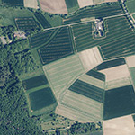 Die Lage von Obertshausen im Orthofoto