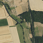 Die Lage von Locher Mühle im Orthofoto