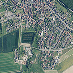 Die Lage von Untere Mühle im Orthofoto