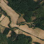 Die Lage von Kreuz-Seen im Orthofoto