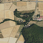 Die Lage von Hessenbrücker Mühle im Orthofoto