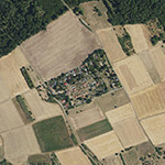 Die Lage von Albertshöhe im Orthofoto